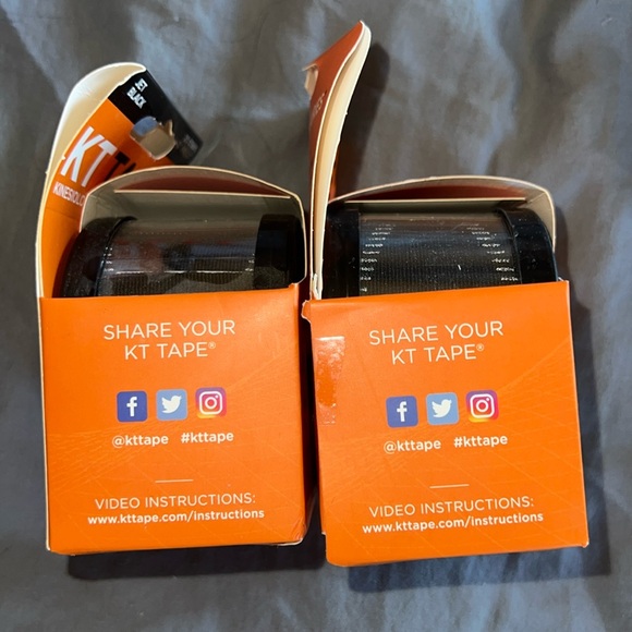 2PACK- KT Tape PRo Precut in Jet Black - Picture 3 of 12